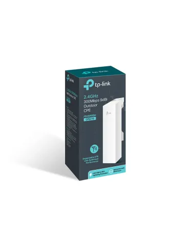TP-Link 2.4GHz 300Mbps 9dBi Outdoor CPE 300 Mbit s Blanco Energía sobre Ethernet (PoE)