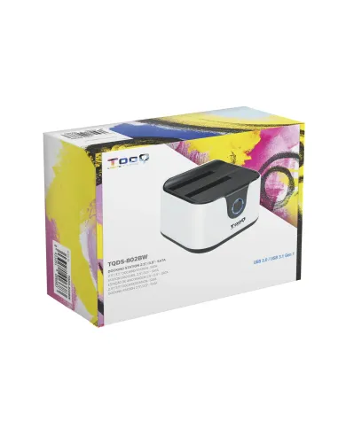 TooQ DOCK STATION SATA 2.5 3.5 A USB 3.0 CLONE OTB NEGRO-BLANCO