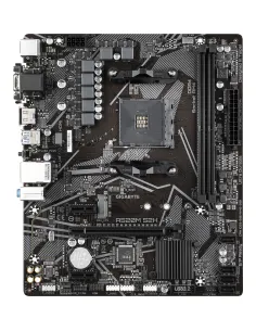 GIGABYTE Placa base A520M S2H - Soporta CPUs AMD Ryzen serie 5000 AM4, VRM digital puro de 4+3 fases, hasta 5100MHz DDR4 (OC), 2