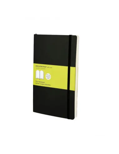 LIBRETA CLASICA TAPA BLANDA NEGRA L (13X21CM) LISA MOLESKINE QP618