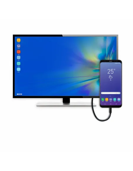 ATEN Docking switch de periféricos USB-C Gen1 de 2 puertos con power pass-through