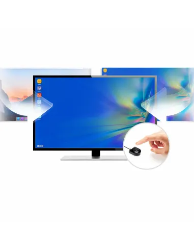 ATEN Docking switch de periféricos USB-C Gen1 de 2 puertos con power pass-through