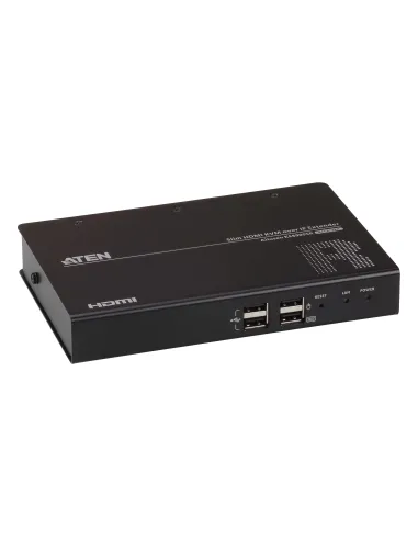 ATEN Receptor KVM por IP HDMI single display USB formato compacto