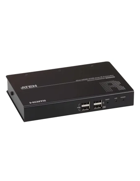 ATEN Receptor KVM por IP HDMI single display USB formato compacto