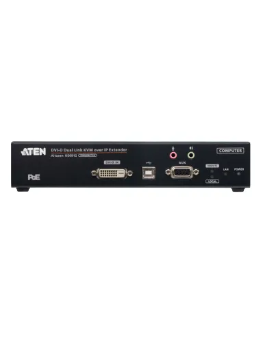 ATEN TRANSMISOR KVM POR IP DVI-D DUAL LINK 2K CON PoE