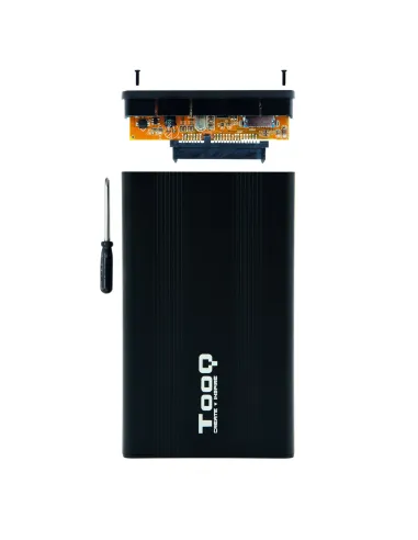 TooQ CAJA HDD 2.5" SATA A USB 2.0 NEGRA