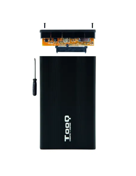 TooQ CAJA HDD 2.5" SATA A USB 2.0 NEGRA