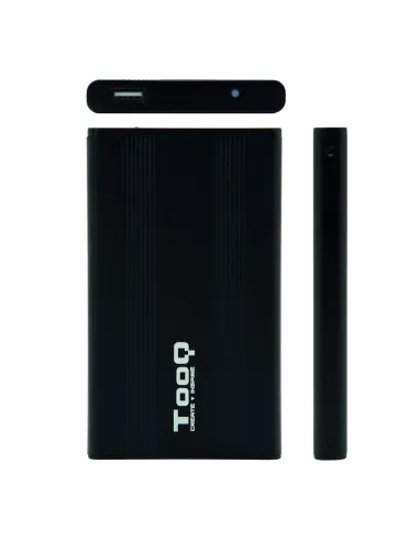 TooQ CAJA HDD 2.5" SATA A USB 2.0 NEGRA