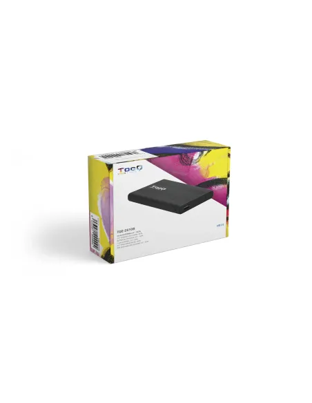 TooQ CAJA HDD 2.5" SATA A USB 2.0 NEGRA