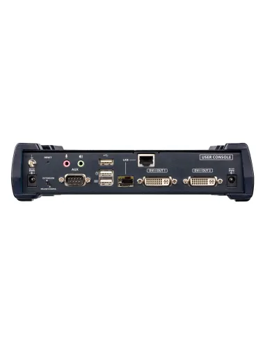 ATEN Receptor KVM por IP DVI-I dual display USB