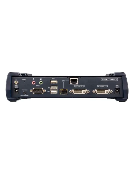 ATEN Receptor KVM por IP DVI-I dual display USB
