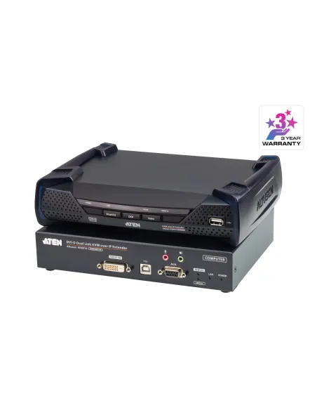 ATEN Receptor KVM por IP DVI-D dual link 2K