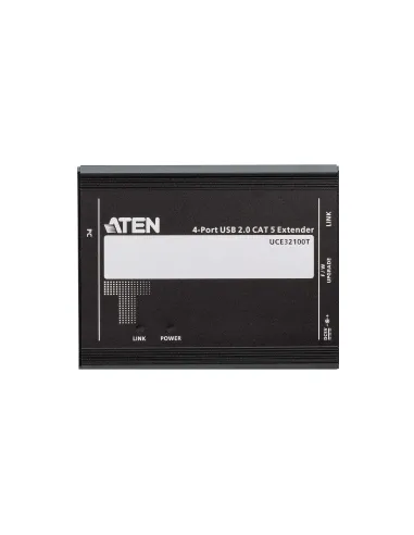 ATEN Extensor USB 2.0 por Cat 5 con hub de cuatro puertos (hasta 100 m)