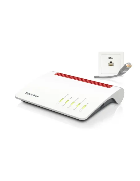 Box FRITZ! 7590 router inalámbrico Gigabit Ethernet Doble banda (2,4 GHz   5 GHz) Blanco