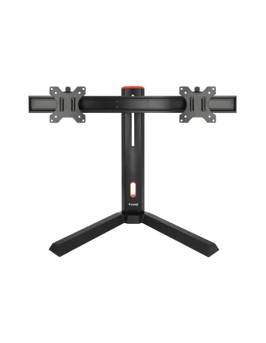 TooQ DB1402TN-B soporte para monitor 68,6 cm (27") Escritorio Negro, Rojo
