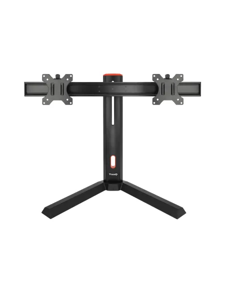 TooQ DB1402TN-B soporte para monitor 68,6 cm (27") Escritorio Negro, Rojo