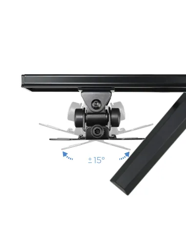 TooQ DB1402TN-B soporte para monitor 68,6 cm (27") Escritorio Negro, Rojo