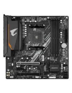 GIGABYTE B550M AORUS ELITE Placa base - Procesadores AMD Ryzen 5000, VRM de 5+3 fases, hasta 4733 MHz DDR4, 1xPCIe 4.0 + 1xPCIe 2