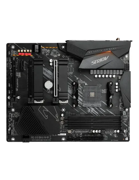 GIGABYTE B550 AORUS ELITE AX V2 Placa base - Procesadores AMD Ryzen 5000, VRM de 12+2 fases, hasta 4733 MHz DDR4, 1xPCIe 4.0 +