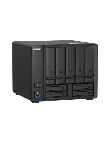 QNAP TS-H973AX NAS Torre Ryzen Embedded V1500B 32 GB DDR4 0 TB QuTS hero Negro