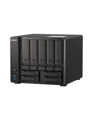 QNAP TS-H973AX NAS Torre Ryzen Embedded V1500B 32 GB DDR4 0 TB QuTS hero Negro