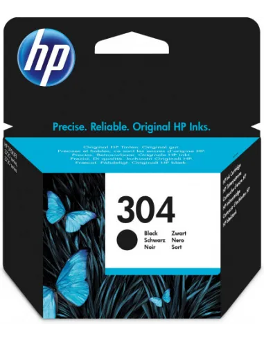 HP Cartucho de tinta Original HP 304 negro