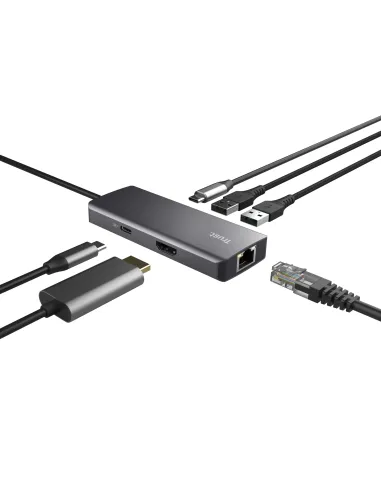 Trust Dalyx USB Tipo C 1000 Mbit s Plata