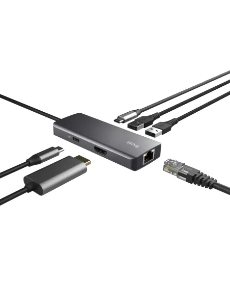 Trust Dalyx USB Tipo C 1000 Mbit s Plata Trust Dalyx USB Tipo C 1000 Mbit s Plata