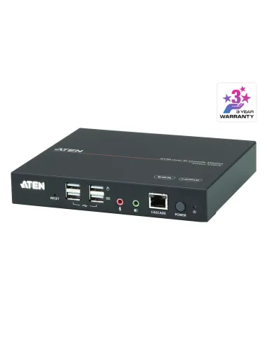 ATEN Estación de consola por IP KVM VGA HDMI dual