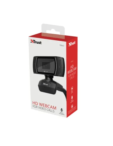 Trust Trino cámara web 8 MP 1280 x 720 Pixeles USB 2.0 Negro