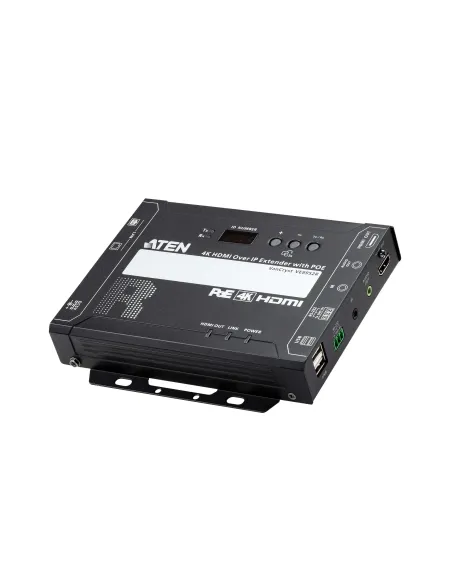 ATEN Receptor de HDMI 4K a través de IP con PoE