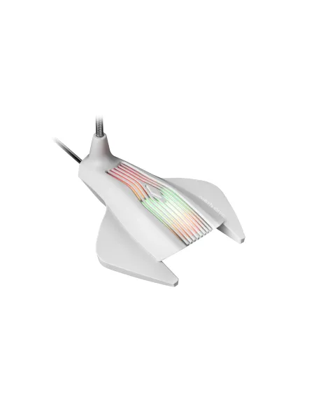 Mars Gaming MMICX, Micrófono Estudio Profesional LED, Mute, USB+Jack 3.5mm, Negro