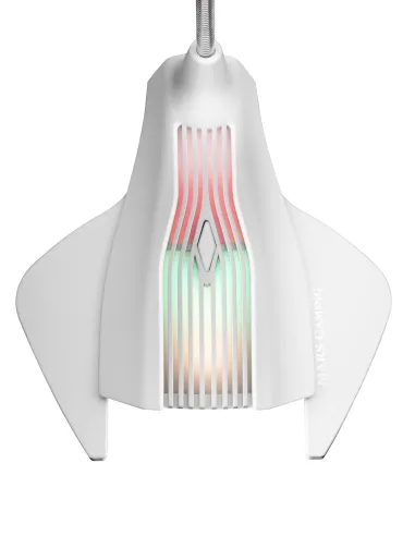 Mars Gaming MMICX, Micrófono Estudio Profesional LED, Mute, USB+Jack 3.5mm, Negro