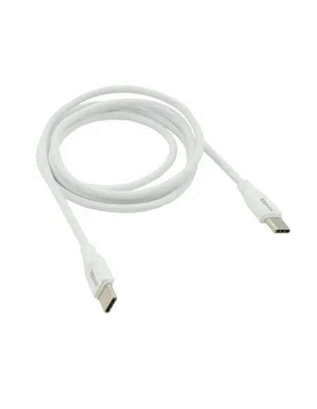 iggual Cable USB-C USB-C 100 cm blanco Q3.0 3A