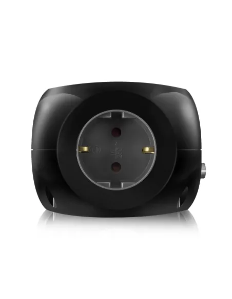 Ewent EW3938 adaptador e inversor de corriente Interior Negro