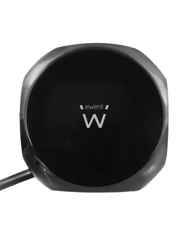 Ewent EW3938 adaptador e inversor de corriente Interior Negro
