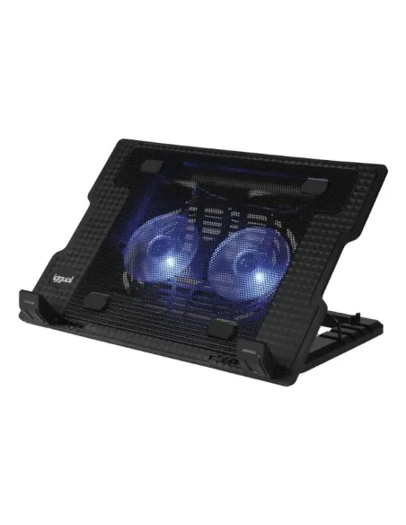 iggual RP2V17A Soporte para ordenador portátil Negro 43,2 cm (17")