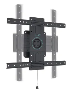 TooQ Soporte de Pared Rotación 360° para Pantallas 37" - 80", Negro 2