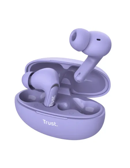 Trust Yavi Auriculares True Wireless Stereo (TWS) Dentro de oído Llamadas Música USB Tipo C Bluetooth Púrpura Trust Yavi Auriculares True Wireless Stereo (TWS) Dentro de oído Llamadas Música USB Tipo C Bluetooth Púrpura