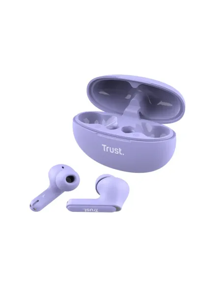 Trust Yavi Auriculares True Wireless Stereo (TWS) Dentro de oído Llamadas Música USB Tipo C Bluetooth Púrpura Trust Yavi Auriculares True Wireless Stereo (TWS) Dentro de oído Llamadas Música USB Tipo C Bluetooth Púrpura