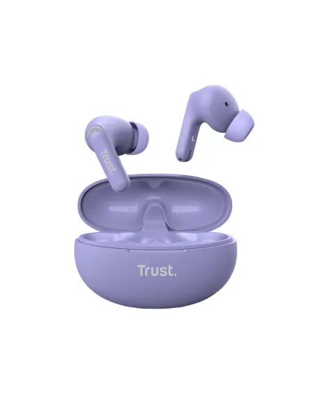 Trust Yavi Auriculares True Wireless Stereo (TWS) Dentro de oído Llamadas Música USB Tipo C Bluetooth Púrpura Trust Yavi Auriculares True Wireless Stereo (TWS) Dentro de oído Llamadas Música USB Tipo C Bluetooth Púrpura