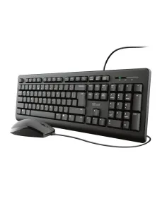 Trust TKM-250 teclado Ratón incluido Universal USB Español Negro