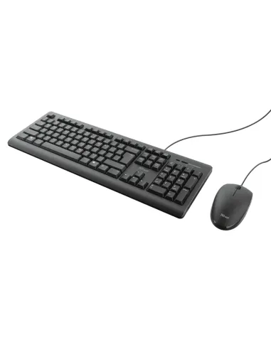 Trust TKM-250 teclado Ratón incluido Universal USB Español Negro