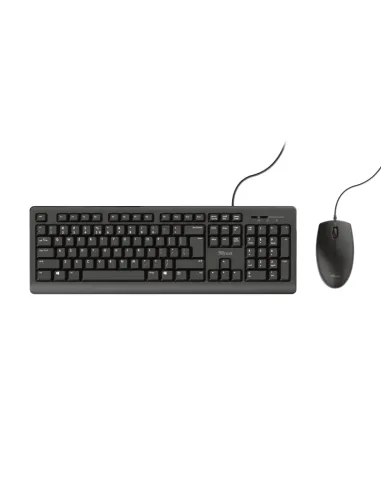 Trust TKM-250 teclado Ratón incluido Universal USB Español Negro
