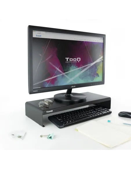 TooQ TQMR0121 soporte para monitor Escritorio Negro TooQ TQMR0121 soporte para monitor Escritorio Negro