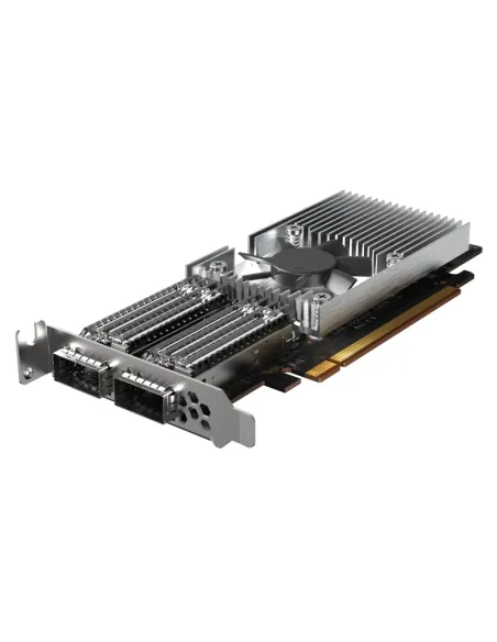 QNAP QXG-100G2SF-E810 adaptador y tarjeta de red Interno Fibra 100000 Mbit s