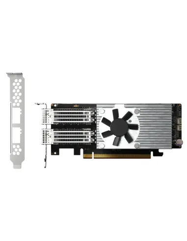 QNAP QXG-100G2SF-E810 adaptador y tarjeta de red Interno Fibra 100000 Mbit s