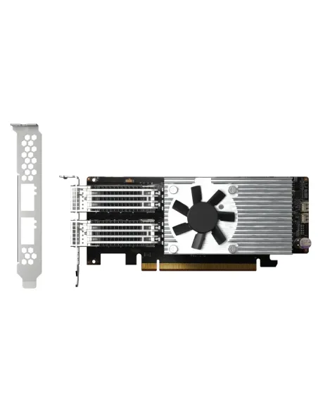 QNAP QXG-100G2SF-E810 adaptador y tarjeta de red Interno Fibra 100000 Mbit s