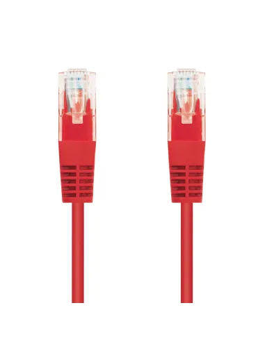 Nanocable 10.20.0401-R cable de red Rojo 1 m Cat6e U UTP (UTP)