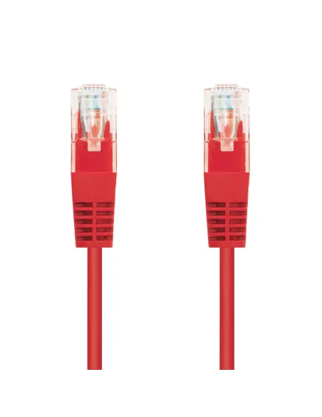 Nanocable 10.20.0401-R cable de red Rojo 1 m Cat6e U UTP (UTP)
